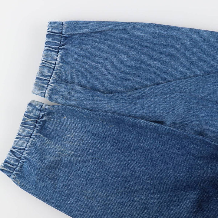 70s-80'S LL Bean Denim Swing Top Sport Jacket, Made in USA, Men's XL equivalent, Vintage unclear blue type Vintage Second Hand