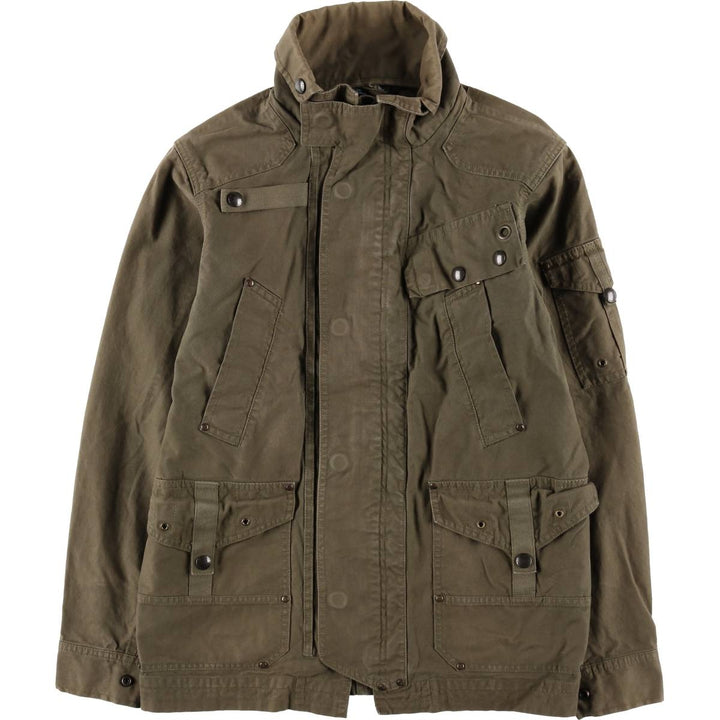 Ralph Lauren POLO by Ralph Lauren Cotton Canvas Jacket, Men's Size S (approx.) cotton Khaki type Vintage Second Hand