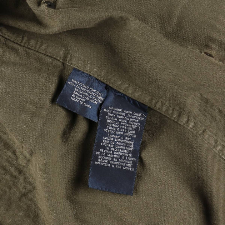 Ralph Lauren POLO by Ralph Lauren Cotton Canvas Jacket, Men's Size S (approx.) cotton Khaki type Vintage Second Hand