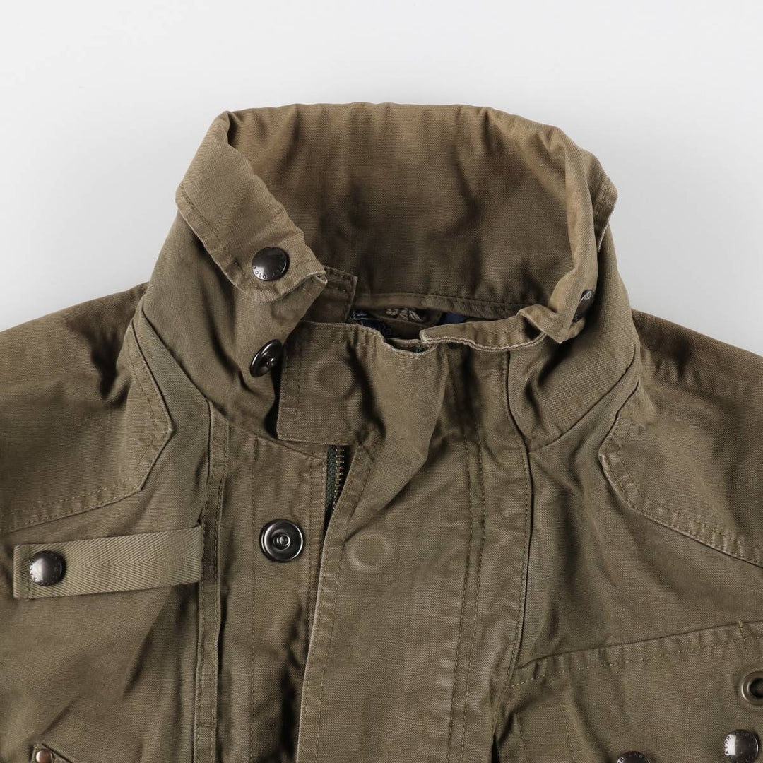 Ralph Lauren POLO by Ralph Lauren Cotton Canvas Jacket, Men's Size S (approx.) cotton Khaki type Vintage Second Hand