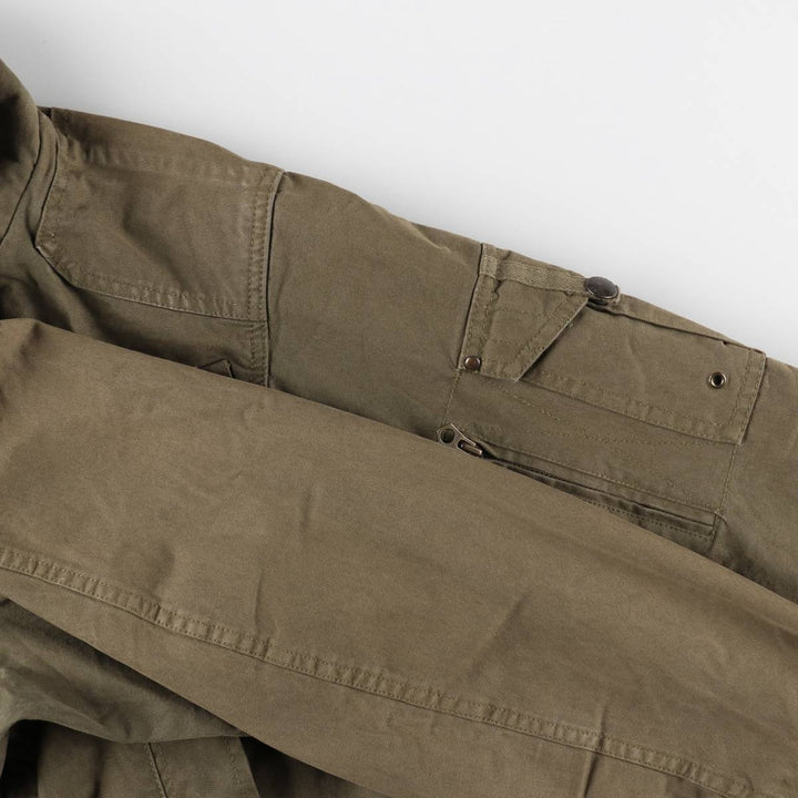 Ralph Lauren POLO by Ralph Lauren Cotton Canvas Jacket, Men's Size S (approx.) cotton Khaki type Vintage Second Hand