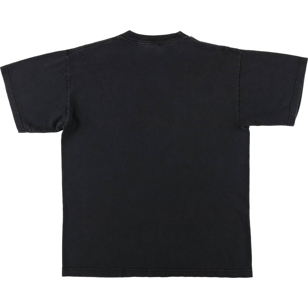 90s-00'S Tony Hawk print T-shirt, made in USA, men's size M equivalent, vintage. cotton black type Vintage Second Hand