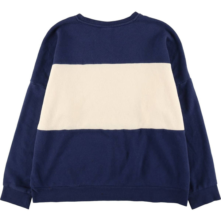 MY NEIGHBOR TOTORO Character Sweatshirt (Men's Size M) cotton navy blue type Vintage Second Hand
