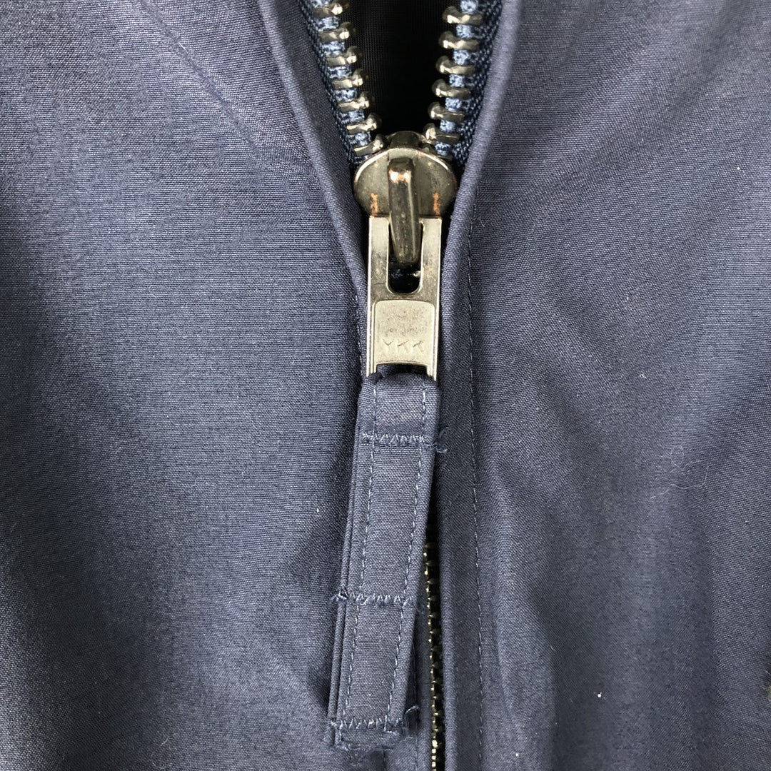 2000'S Padded Security Police Jacket, Military Jacket, Made in USA, XX-LARGE, Men's XXL unclear navy blue type Vintage Second Hand