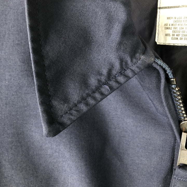 2000'S Padded Security Police Jacket, Military Jacket, Made in USA, XX-LARGE, Men's XXL unclear navy blue type Vintage Second Hand