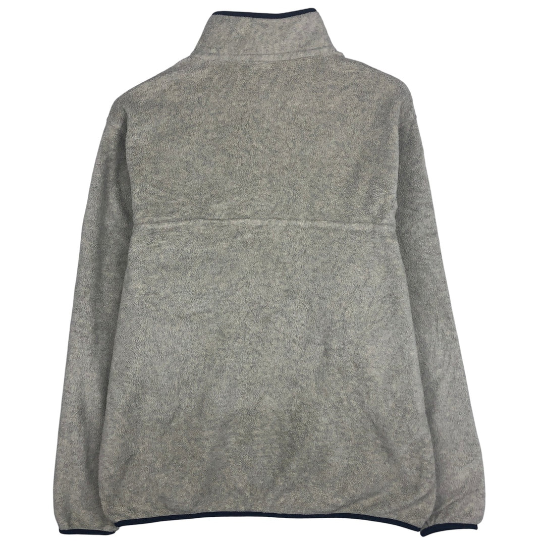 Patagonia Lightweight Synchilla Snap Tee (25551FA21) - Half-Snap Fleece Pullover, Men's XL polyester gray type Vintage Second Hand