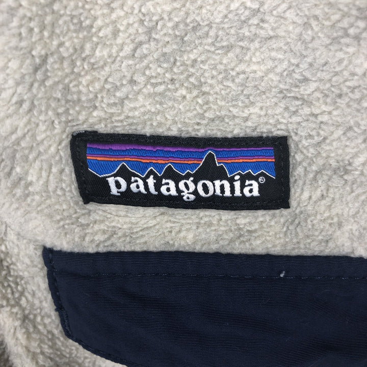 Patagonia Lightweight Synchilla Snap Tee (25551FA21) - Half-Snap Fleece Pullover, Men's XL polyester gray type Vintage Second Hand
