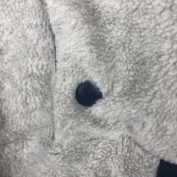 Patagonia Lightweight Synchilla Snap Tee (25551FA21) - Half-Snap Fleece Pullover, Men's XL polyester gray type Vintage Second Hand