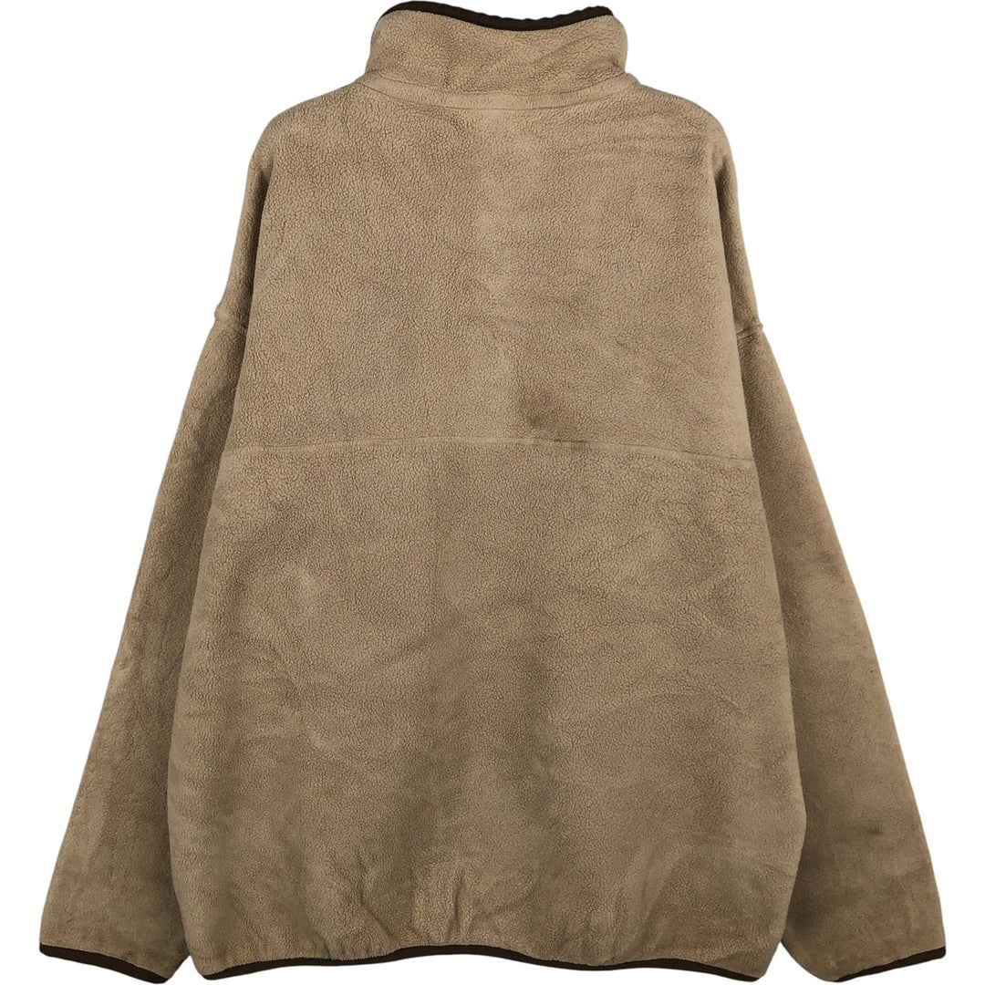 2000'S Patagonia Synchilla Snap-T 25450F0 Half-Snap Fleece Pullover, Men's XL polyester Beige type Vintage Second Hand