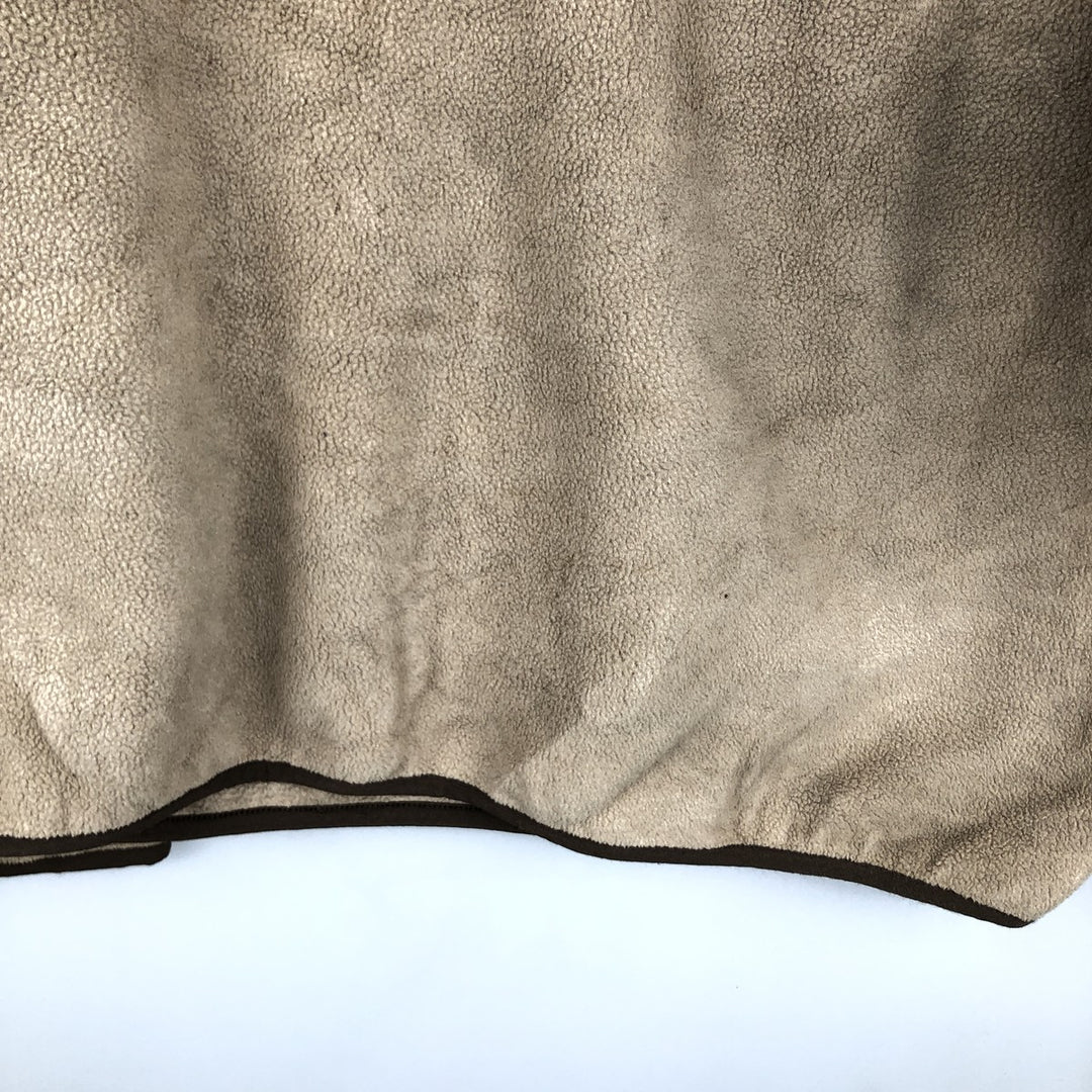 2000'S Patagonia Synchilla Snap-T 25450F0 Half-Snap Fleece Pullover, Men's XL polyester Beige type Vintage Second Hand