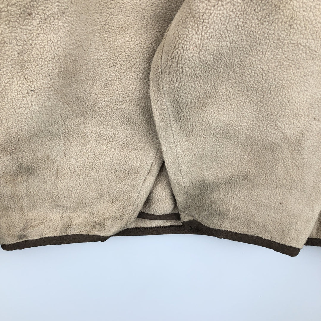 2000'S Patagonia Synchilla Snap-T 25450F0 Half-Snap Fleece Pullover, Men's XL polyester Beige type Vintage Second Hand
