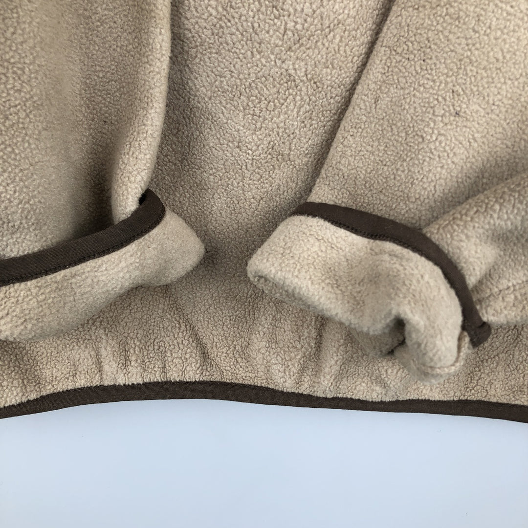 2000'S Patagonia Synchilla Snap-T 25450F0 Half-Snap Fleece Pullover, Men's XL polyester Beige type Vintage Second Hand