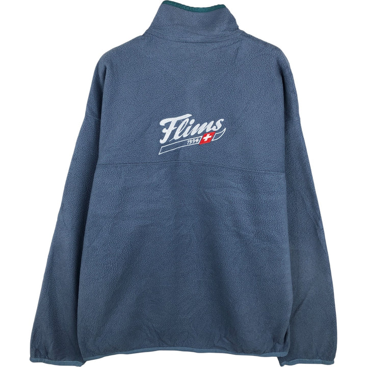 Patagonia Advertising Fleece Pullover, Made in Portugal, Men's Size L unclear Blue type light blue Vintage Second Hand