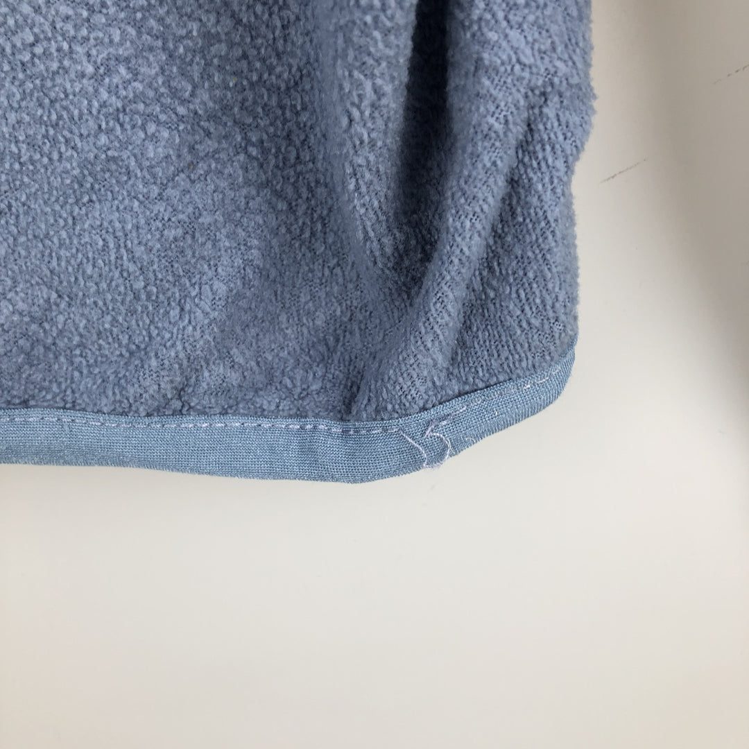 Patagonia Advertising Fleece Pullover, Made in Portugal, Men's Size L unclear Blue type light blue Vintage Second Hand