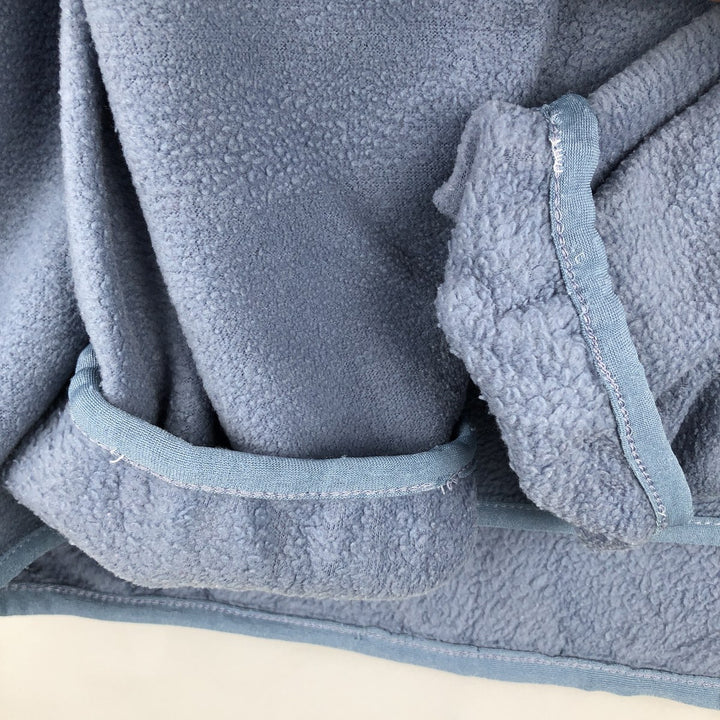 Patagonia Advertising Fleece Pullover, Made in Portugal, Men's Size L unclear Blue type light blue Vintage Second Hand