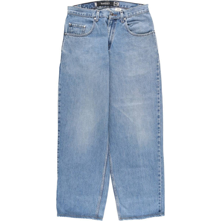00'S Levi's SILVER TAB BAGGY tapered denim pants for men, size w32 cotton blue type Vintage Second Hand