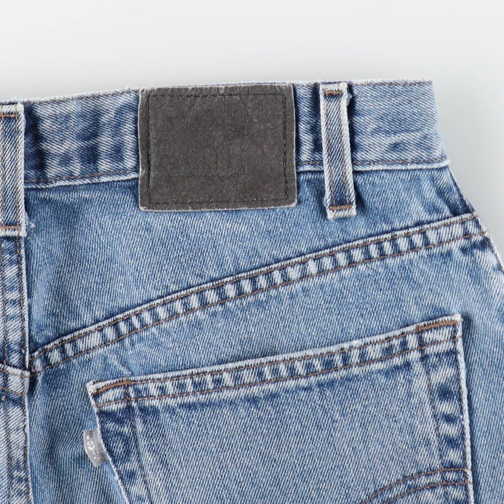 00'S Levi's SILVER TAB BAGGY tapered denim pants for men, size w32 cotton blue type Vintage Second Hand