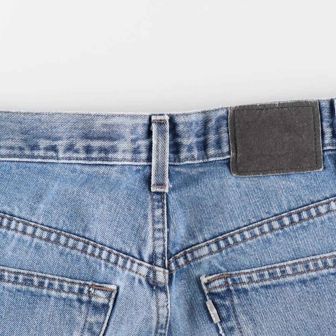 00'S Levi's SILVER TAB BAGGY tapered denim pants for men, size w32 cotton blue type Vintage Second Hand
