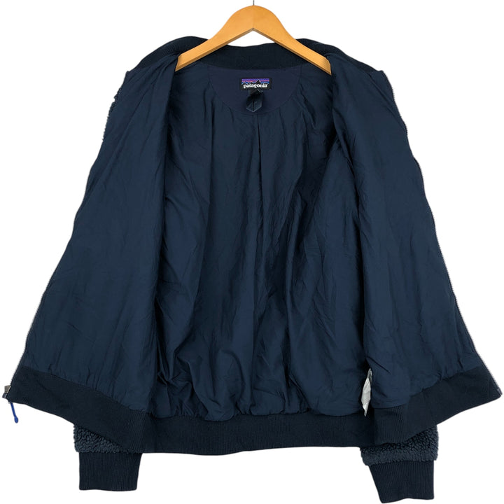 Patagonia Retro-X Bomber Jacket (22830FA19), Men's Medium Fleece Jacket recycled polyester navy blue type Vintage Second Hand