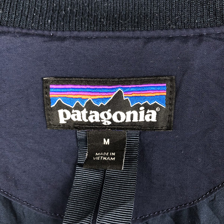 Patagonia Retro-X Bomber Jacket (22830FA19), Men's Medium Fleece Jacket recycled polyester navy blue type Vintage Second Hand