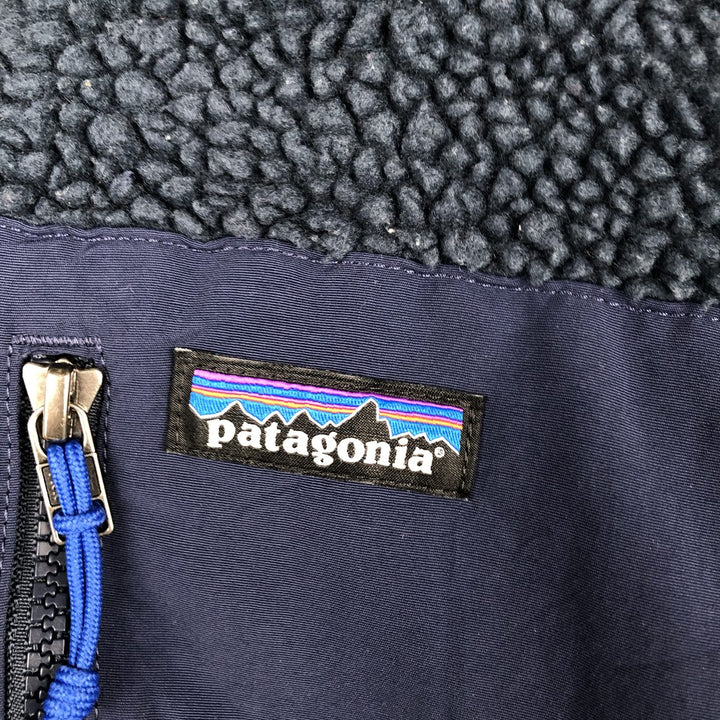 Patagonia Retro-X Bomber Jacket (22830FA19), Men's Medium Fleece Jacket recycled polyester navy blue type Vintage Second Hand