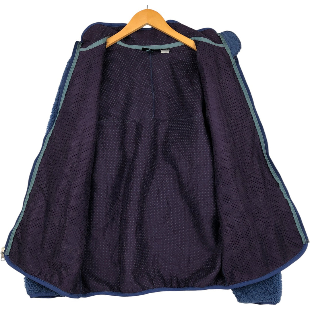 90'S Patagonia Retro Cardigan 23022F6 Fleece Jacket, Made in USA, Men's Size L, Vintage polyester blue type Vintage Second Hand