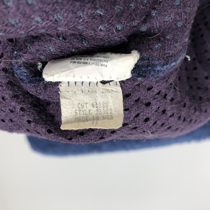 90'S Patagonia Retro Cardigan 23022F6 Fleece Jacket, Made in USA, Men's Size L, Vintage polyester blue type Vintage Second Hand