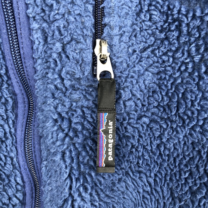 90'S Patagonia Retro Cardigan 23022F6 Fleece Jacket, Made in USA, Men's Size L, Vintage polyester blue type Vintage Second Hand
