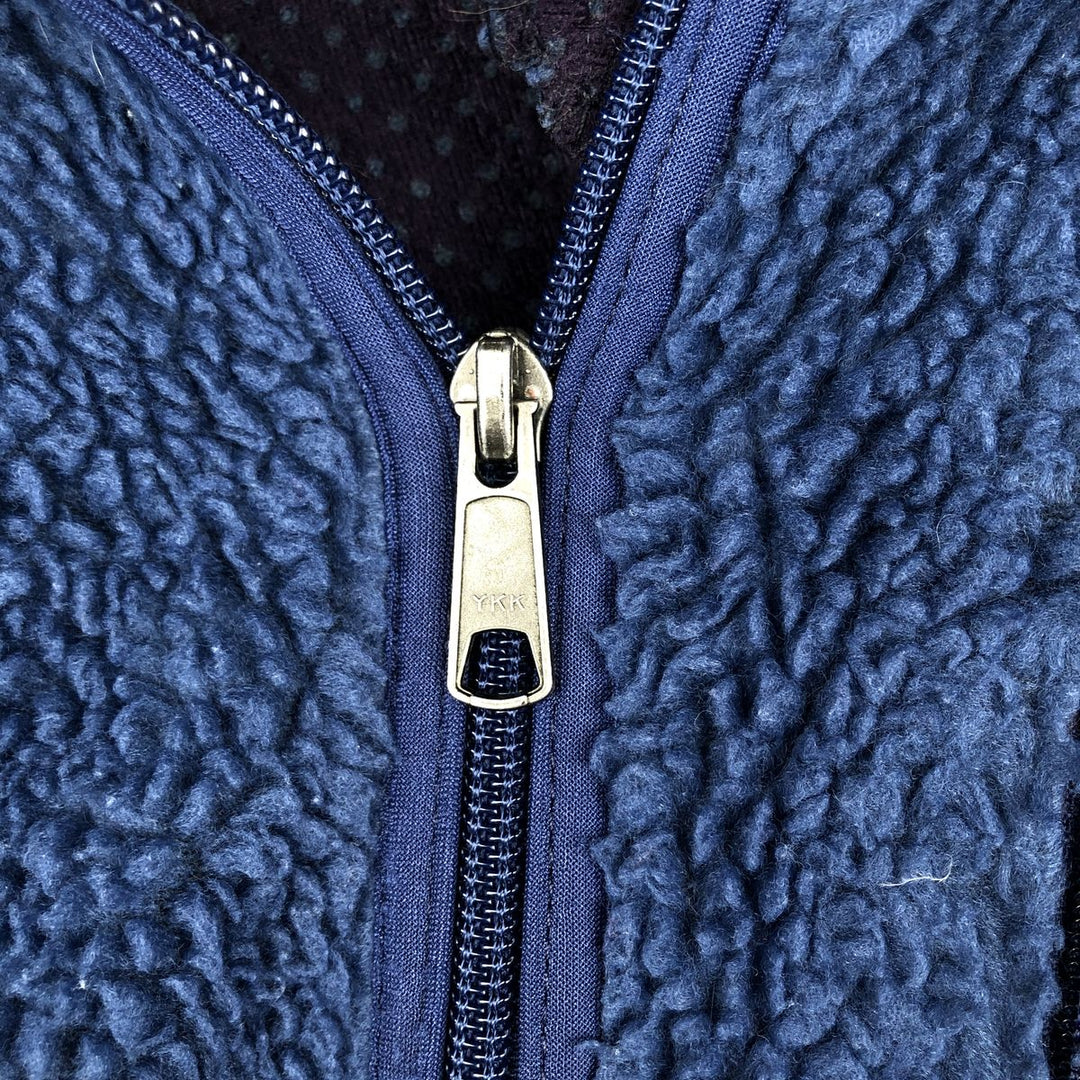 90'S Patagonia Retro Cardigan 23022F6 Fleece Jacket, Made in USA, Men's Size L, Vintage polyester blue type Vintage Second Hand