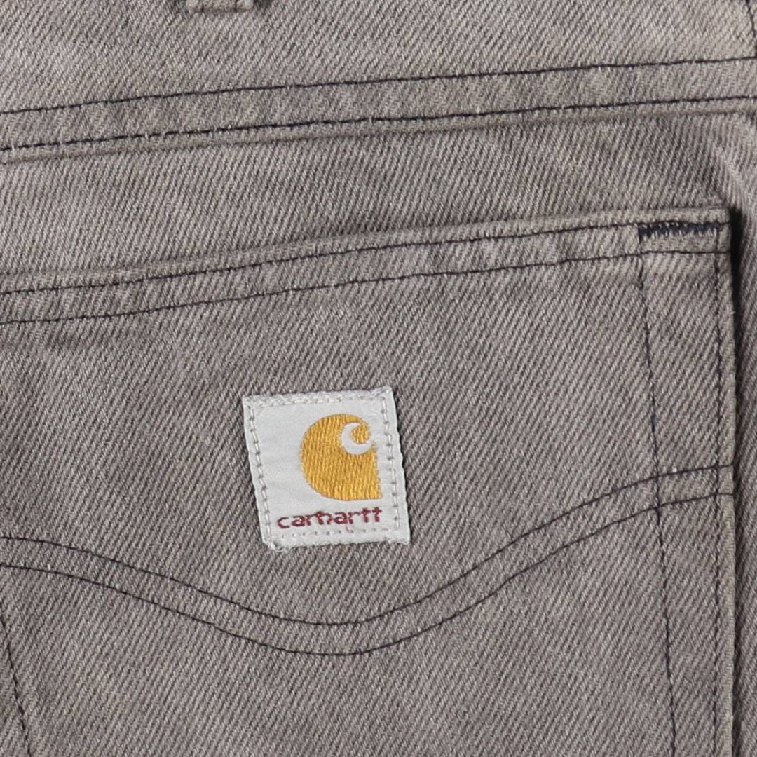 90'S Carhartt Black Denim Tapered Jeans, Made in USA, Men's W35 (approx.), Vintage cotton black type Vintage Second Hand