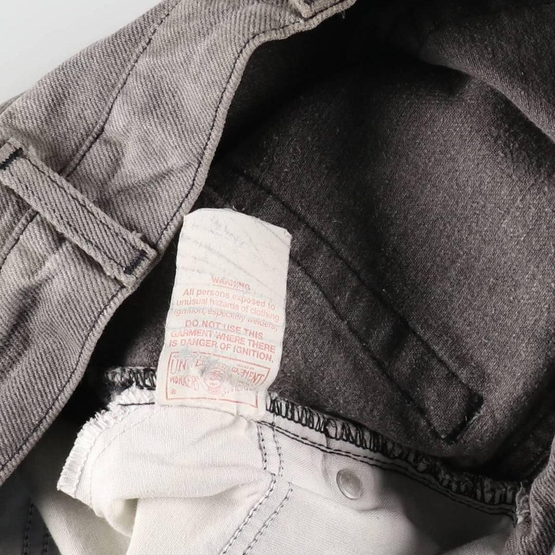 90'S Carhartt Black Denim Tapered Jeans, Made in USA, Men's W35 (approx.), Vintage cotton black type Vintage Second Hand