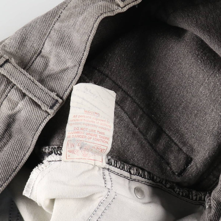 90'S Carhartt Black Denim Tapered Jeans, Made in USA, Men's W35 (approx.), Vintage cotton black type Vintage Second Hand