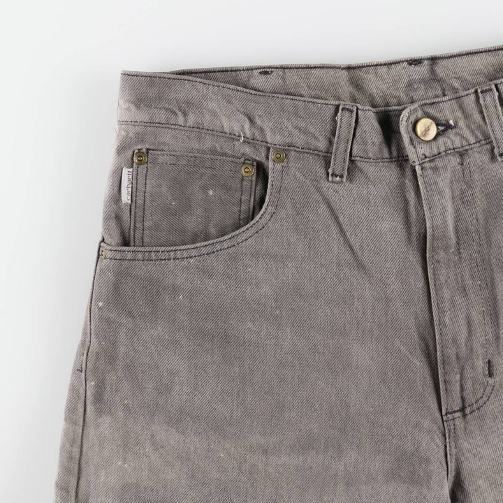 90'S Carhartt Black Denim Tapered Jeans, Made in USA, Men's W35 (approx.), Vintage cotton black type Vintage Second Hand