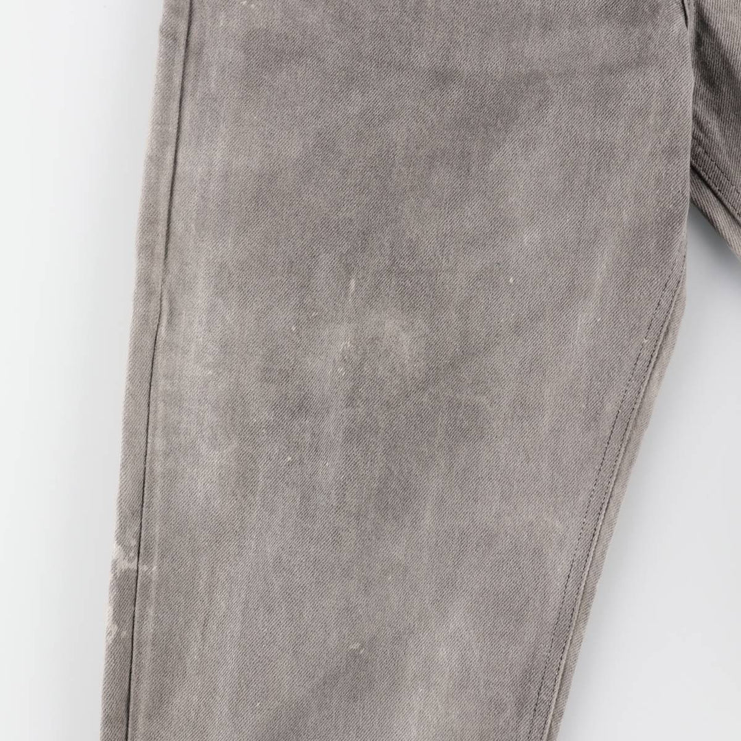 90'S Carhartt Black Denim Tapered Jeans, Made in USA, Men's W35 (approx.), Vintage cotton black type Vintage Second Hand