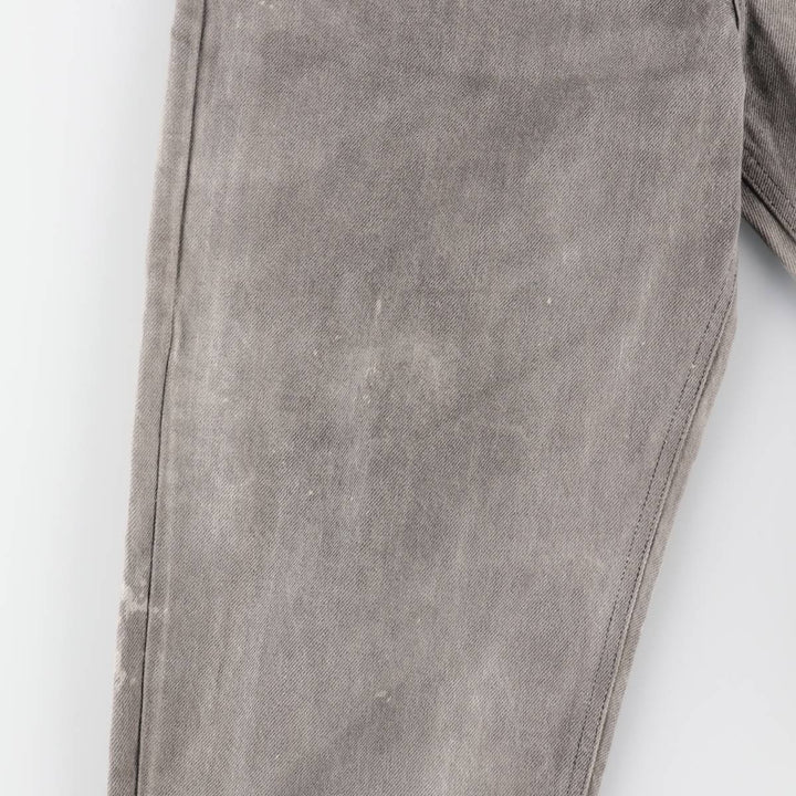 90'S Carhartt Black Denim Tapered Jeans, Made in USA, Men's W35 (approx.), Vintage cotton black type Vintage Second Hand