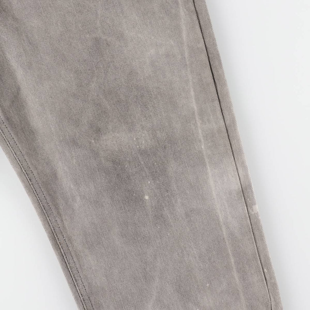 90'S Carhartt Black Denim Tapered Jeans, Made in USA, Men's W35 (approx.), Vintage cotton black type Vintage Second Hand