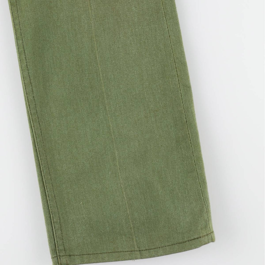 80'S Lee RIDERS Flare Cut Denim Pants, Men's Size W30 (approx.), Vintage unclear Khaki type Vintage Second Hand