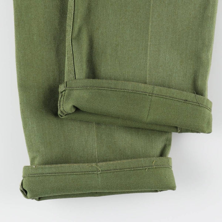 80'S Lee RIDERS Flare Cut Denim Pants, Men's Size W30 (approx.), Vintage unclear Khaki type Vintage Second Hand
