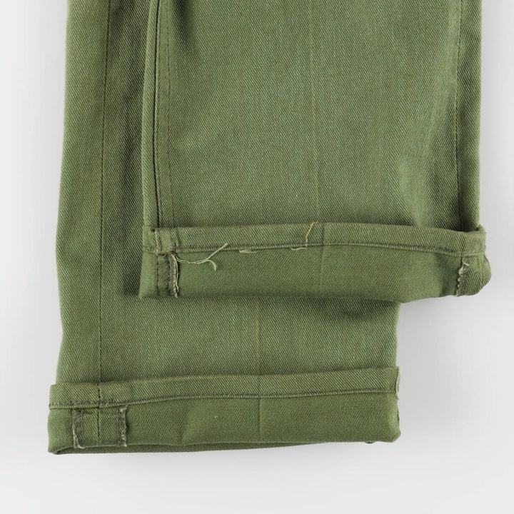 80'S Lee RIDERS Flare Cut Denim Pants, Men's Size W30 (approx.), Vintage unclear Khaki type Vintage Second Hand