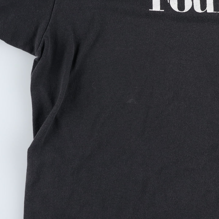 80s-90'S Stedman Message Print T-Shirt, Made in USA, Men's XL equivalent, Vintage polyester black type Vintage Second Hand