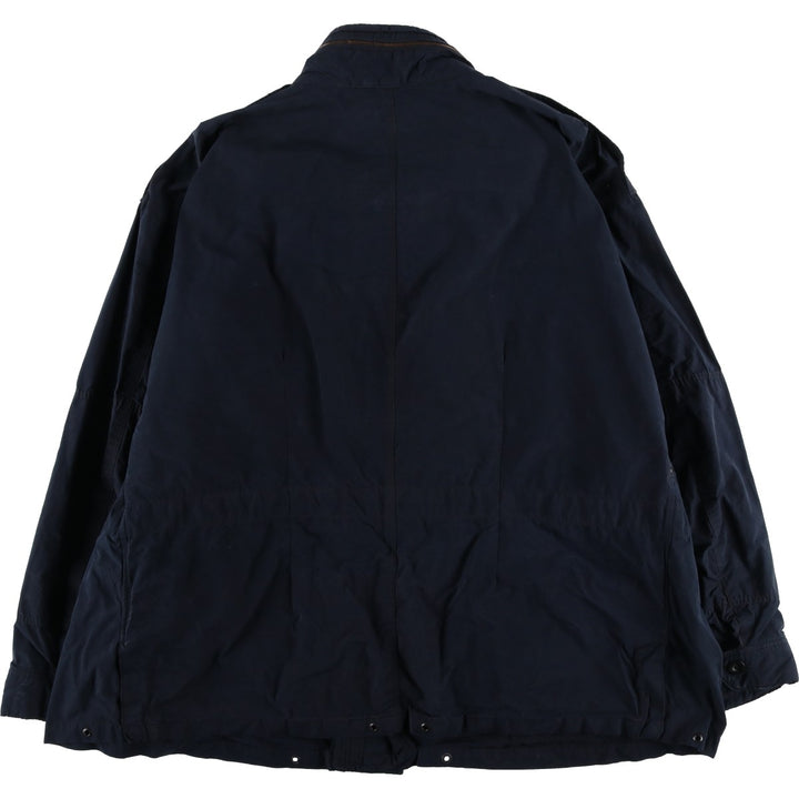 Big Size Ralph Lauren POLO by Ralph Lauren M-65 Type Military Field Jacket, Men's Size XXXXXL Equivalent cotton navy blue type Vintage Second Hand
