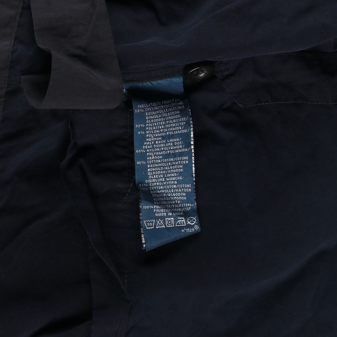 Big Size Ralph Lauren POLO by Ralph Lauren M-65 Type Military Field Jacket, Men's Size XXXXXL Equivalent cotton navy blue type Vintage Second Hand