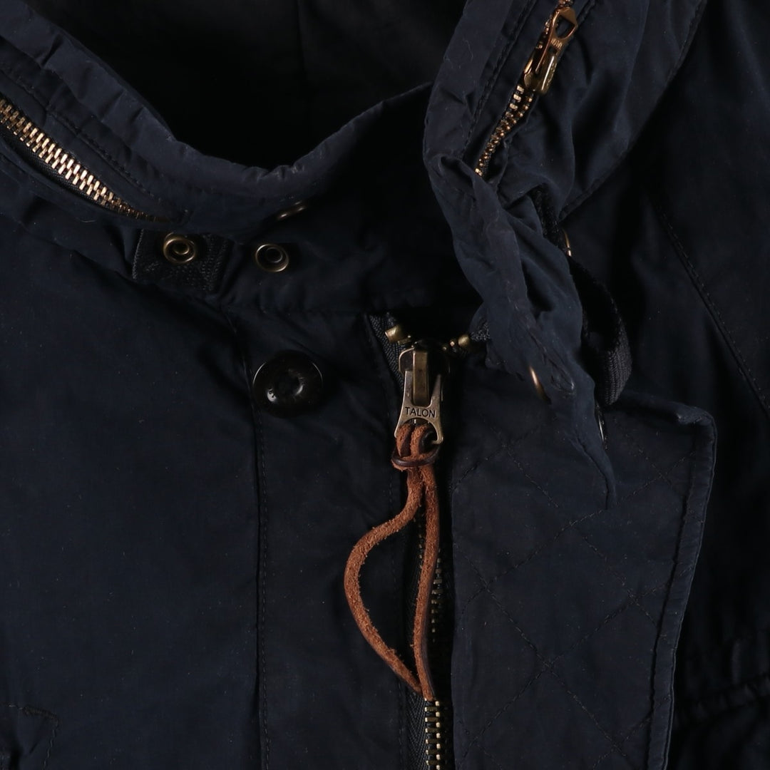 Big Size Ralph Lauren POLO by Ralph Lauren M-65 Type Military Field Jacket, Men's Size XXXXXL Equivalent cotton navy blue type Vintage Second Hand