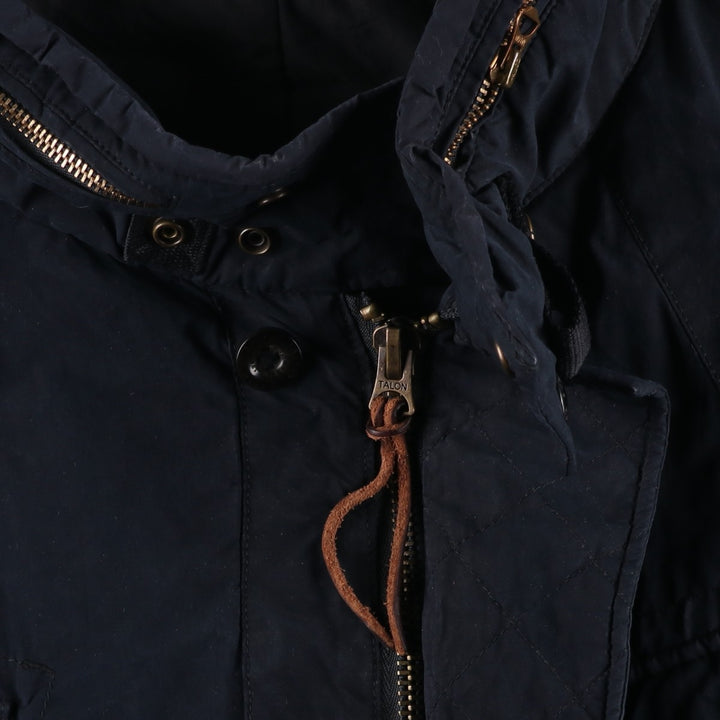 Big Size Ralph Lauren POLO by Ralph Lauren M-65 Type Military Field Jacket, Men's Size XXXXXL Equivalent cotton navy blue type Vintage Second Hand