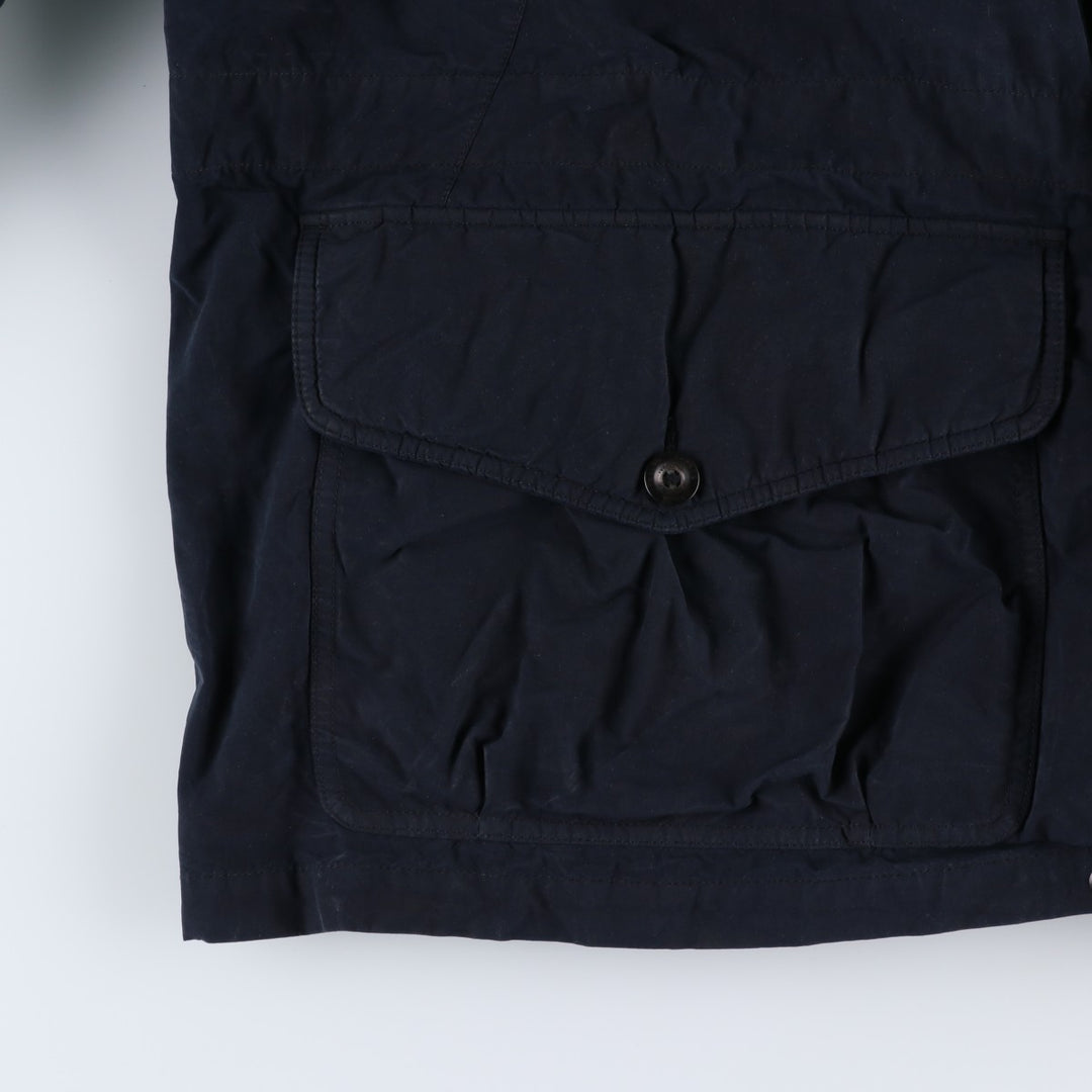 Big Size Ralph Lauren POLO by Ralph Lauren M-65 Type Military Field Jacket, Men's Size XXXXXL Equivalent cotton navy blue type Vintage Second Hand