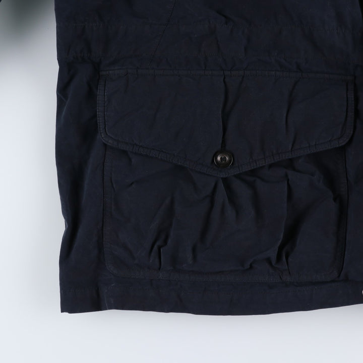 Big Size Ralph Lauren POLO by Ralph Lauren M-65 Type Military Field Jacket, Men's Size XXXXXL Equivalent cotton navy blue type Vintage Second Hand