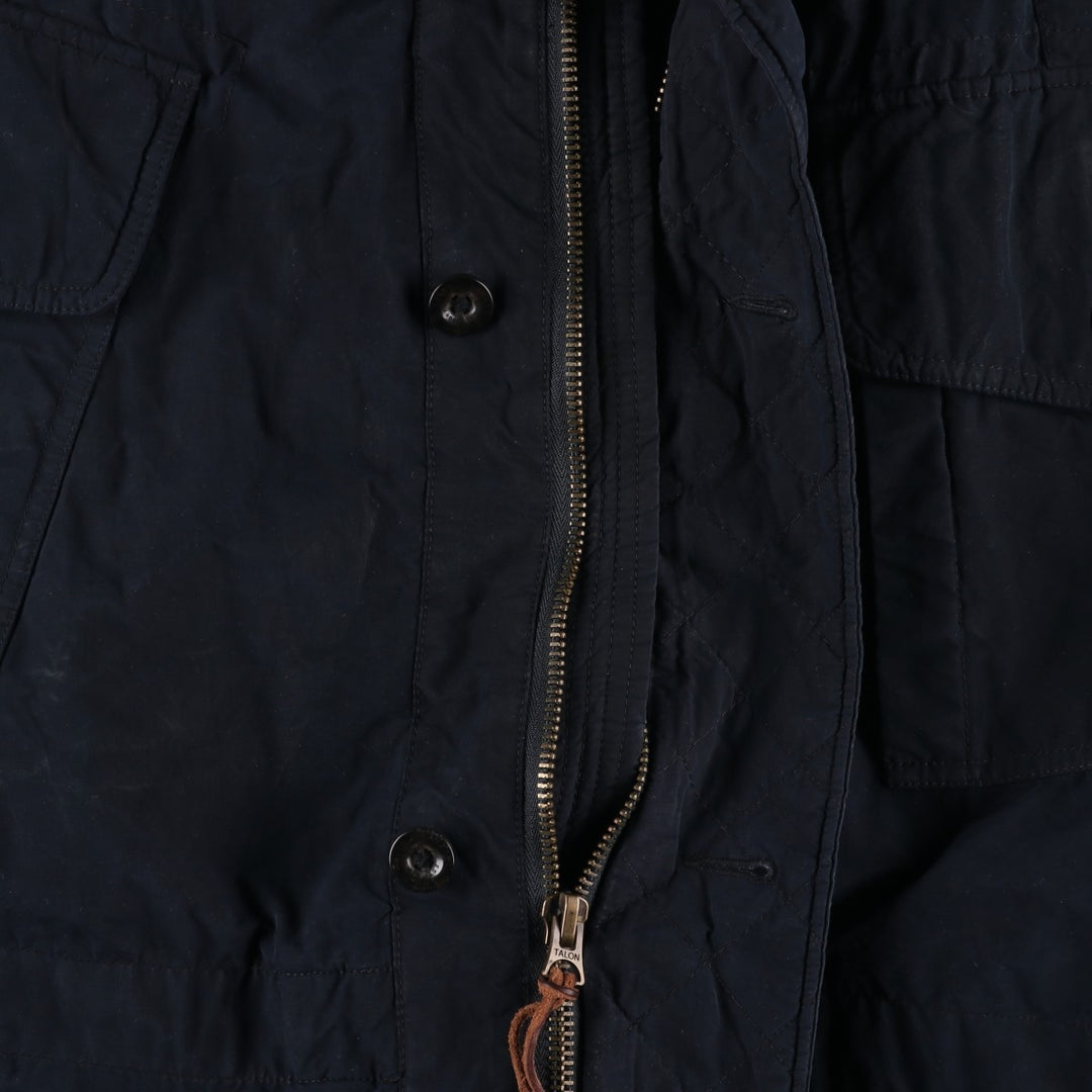 Big Size Ralph Lauren POLO by Ralph Lauren M-65 Type Military Field Jacket, Men's Size XXXXXL Equivalent cotton navy blue type Vintage Second Hand
