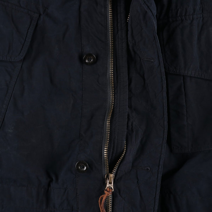 Big Size Ralph Lauren POLO by Ralph Lauren M-65 Type Military Field Jacket, Men's Size XXXXXL Equivalent cotton navy blue type Vintage Second Hand