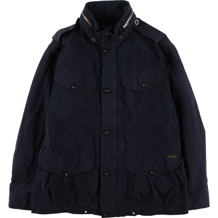 Ralph Lauren POLO by Ralph Lauren M-65 type military field jacket, men's size L equivalent. cotton navy blue type Vintage Second Hand