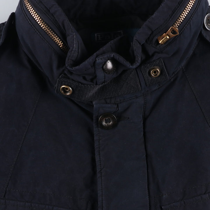 Ralph Lauren POLO by Ralph Lauren M-65 type military field jacket, men's size L equivalent. cotton navy blue type Vintage Second Hand